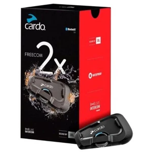 Cardo Systems FREECOM 2X Motorcycle 2-Way Bluetooth Communication System Head... - Picture 1 of 11