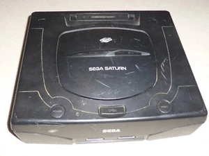 SEGA SATURN MODEL MK-80000A SYSTEM CONSOLE ONLY ORIGINAL BLACK - Picture 1 of 5