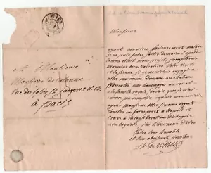 Comte de Villèle. Pas eut le temps de présenter ses hommage au Roi. 1819 - Bild 1 von 1