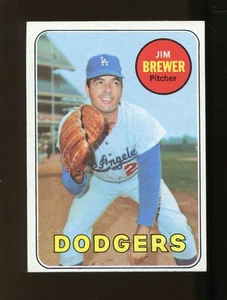 1969 TOPPS SET BREAK # 241 JIM BREWER DODGERS NM OR BETTER HIGH GRADE - Picture 1 of 2