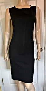 Ausgezeichnetes St John Caviar schwarzes Milano Strickkleid Gr. 14 - Bild 1 von 7