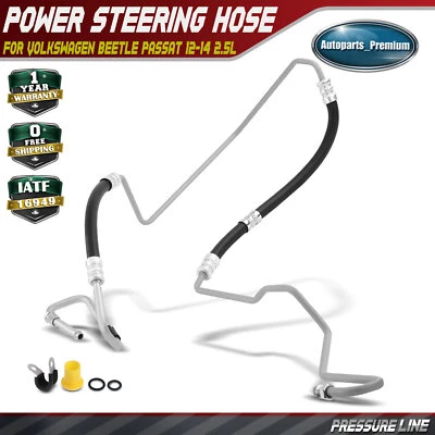 Power Steering Pressure Line Hose Assy for Volkswagen Beetle Passat 12-14 2.5L - Image 1 of 4