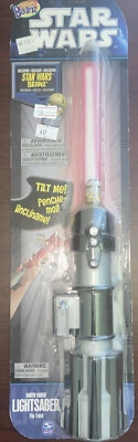 NUEVO Star Wars Mighty Beanz Lightsaber Flip Track Luke Skywalker 2010 Darth Vader Foto 1 de 2