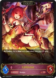 Cerberus Evolved Foil - BP01-102EN - NM - Shadowverse Evolve - Picture 1 of 1