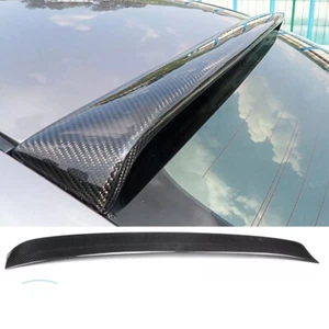 For Infiniti G25 G35 G37 2006-13 Carbon Fiber Rear Roof Spoiler Top Window Wing - Picture 1 of 12