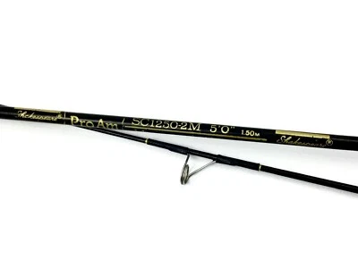 Shakespeare Pro-Am SC1250-2M 5' 2 piezas Caña de pescar de fundición de acción media vintage Foto 1 de 4