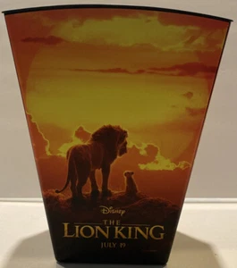 Lion King Popcorn Large Plastic Bucket Disney 2019 Cinemas Movie Theatre Release - Picture 1 of 7
