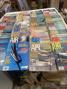LOT OF 45 AIR CLASSICS, LUFTWAFFE, QUARTERLY REVIEW  MAGAZINES 1970-91  RARE - Picture 1 of 13