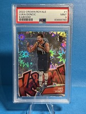 Luka Doncic Kaboom 2022-23 Crown Royale Basketball  PSA 9