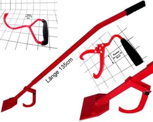 Fällheber mit Wendehilfe 135cm Handpackzange Hebehaken Packhaken Set 1+2 - Bild 1 von 3