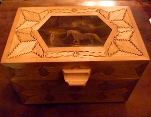 Vintage Jail House Art Handmade Jewelry Box Walls Unit Texas - Picture 1 of 14