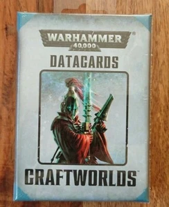 Games Workshop Warhammer 40k 46-02-60 DATACARDS "CRAFTWORLDS" NEW/SEALED - Picture 1 of 2