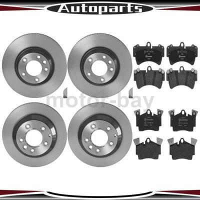 Pastillas de freno y rotores delanteros traseros para Volkswagen Touareg 5,0 L 2008 2007 2006 2004 Foto 1 de 4