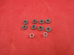 TEAM ASSOCIATED RC10 WORLDS EDITION AXLE BALL BEARINGS + SPACERS WHEEL ASC6002 - Picture 1 of 1