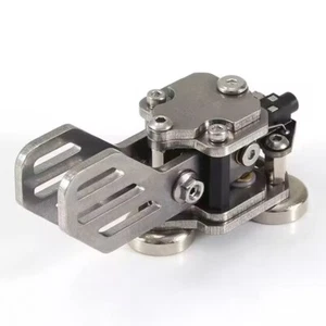 Morse Code Key Stainless Steel CW Double Paddle Auto Key With Magnetic Base - Photo 1/12
