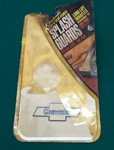 Vintage Chevrolet FX14 Groboski Accessories Splash Guards Mud Flaps White Chevy - Picture 1 of 23