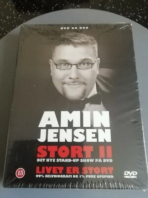 Amin Jensen Stort 2 Dvd +Book Stand up Show Brand New  - Image 1 of 2