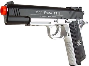 500 FPS NEW WG AIRSOFT FULL METAL M 1911 GAS CO2 HAND GUN PISTOL w/ 6mm BB BB... - Picture 1 of 8