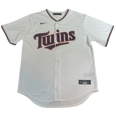 Nike Minnesota Twins Men's Jersey White MLB Genuine Merchandise Size Large New Cover