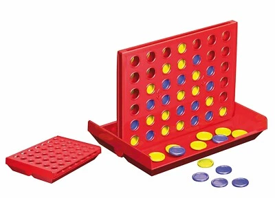 Connect 4 In A Tin by Schmidt -Travel Size Strategy Game *Sealed* - Image 1 of 4