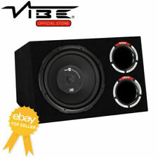 VIBE SLICKCBR12-V7 12" Hybrid Vented Bass Enclosure - Black