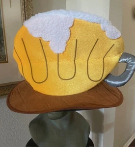 NEUHEIT OKTOBERFEST BIERKRUG TRINKEN PARTY ERWACHSENE HUT 12 ZOLL NEU - Bild 1 von 4