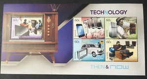 #MS163) Australian Mini Sheet, 2012 $3.00 Technology Then and Now, MNH - Picture 1 of 3