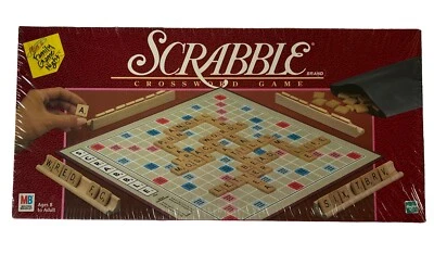 Scrabble Crossword Board game, Milton Bradley, Hasbro, 1998 New - Image 1 of 2