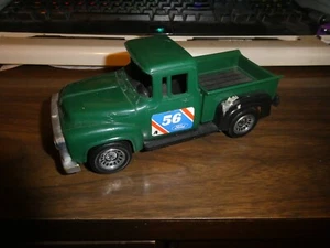 VINTAGE 1956 Ford STROMBECKER PLASTIC PICKUP TRUCK Teal Forest Green 7”USA - Picture 1 of 6