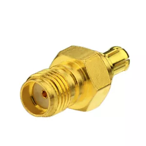 MCX Male to SMA Female Connector Adapter for DVB-T DVB-T2 TV RTL SDR USB Stick - Picture 1 of 2
