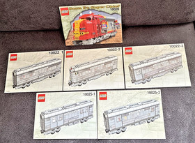 LEGO 10020 10022 10025 SANTA FE + WAGONS - 6 X GENUINE INSTRUCTIONS 👍