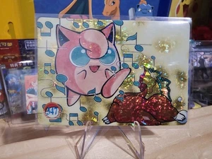 1999 Vintage Pocket Monsters Vending Prism - Jigglypuff Charmander Sleeping #347 - Picture 1 of 5