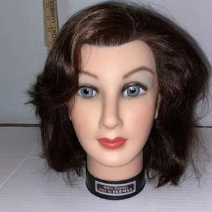 Burmax Debra Manakin head - 100% human hair For Styling #grc - Picture 1 of 11