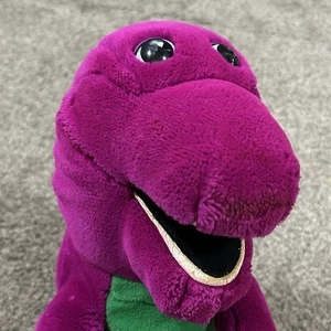 Vintage Barney The Purple Dinosaur Plush 20” Lyons Dakin Embroidered 1992 - Picture 1 of 14
