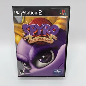 Spyro: Enter the Dragonfly PS2 Playstation 2 Komplett CIB + Reg Card Black Label - Bild 1 von 8