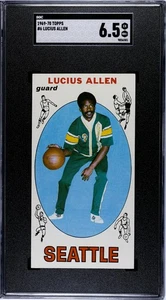 1969-70 Topps - Lucius Allen #6 SGC 6,5 senza PSA centrato affilato sottovalutato - Foto 1 di 3