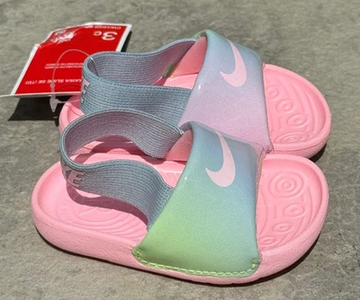 Nike baby girl kawa slide. Size 3C - Image 1 of 4