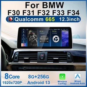 12.3" Car Multimedia Screen Android Auto Stereo For BMW F30 2013-16 NBT System - Picture 1 of 12