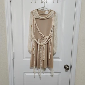 Mädchen M Halloween Mumie Kostüm Kleid beige - Bild 1 von 13