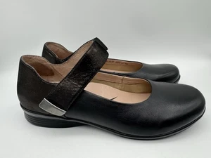 Dansko Audrey Mary Jane Schuhe schwarz Napa Leder schimmernd Damen EU 40 / US 9,5-10 - Bild 1 von 10