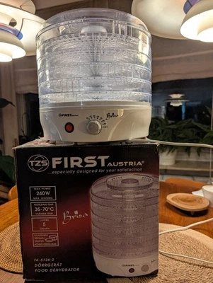 Dörrgerät (kaum benutzt) TZS First Austria Dehydrator Chili Trocknen Dörrautomat - Bild 1 von 3