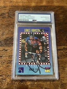 Lance Armstrong IP Signed Sports Illustrated Card Psa Dna Coa Slab Autographed - Picture 1 of 3