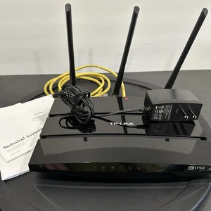 TP-Link Archer C7 AC1750 WLAN 1300Mbps 4 Ports Gigabit Router mit Stromkabel - Bild 1 von 17