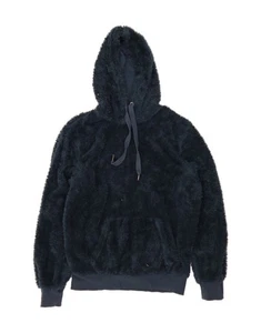 EVERLAST Mens Graphic Hooded Fleece Jumper Medium Navy Blue Polyester AL15 - Picture 1 of 3