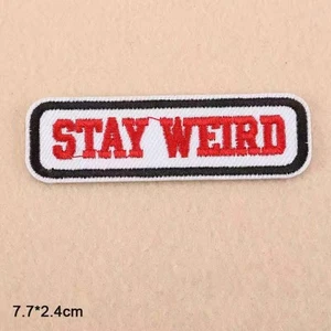Embroidered Iron On Patch 3" x 1.75" PB11 - Picture 1 of 2