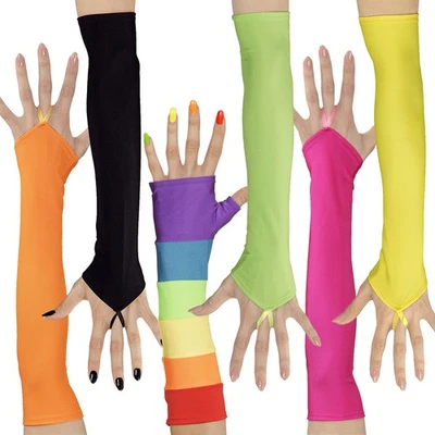 NET TOYS Handstulpen Damen Fingerlose Handschuhe Armstulpen Damenhandschuhe fingerlos