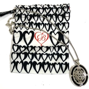 Brighton Necklace Intrigue Reversible Pendant w Pouch - 18 in to 20 in Length - Picture 1 of 13