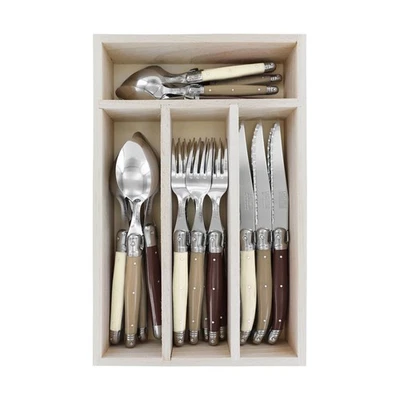 NEW Laguiole La Terre Debutante Cutlery Set 24pce - Image 1 of 2