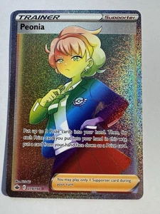 Peonia (Secret) 219/198 Swsh06: Sword & Shield - Chilling Reign Holo - Imagen 1 de 2
