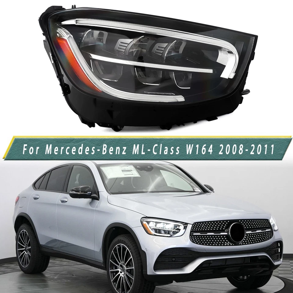 LED Headlight For 2020-2022 Mercedes-Benz GLC300 GLC-Class W/O Adaptive Right RH - Image 1 of 4